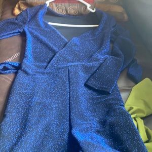 Blue one piece jumpsuit